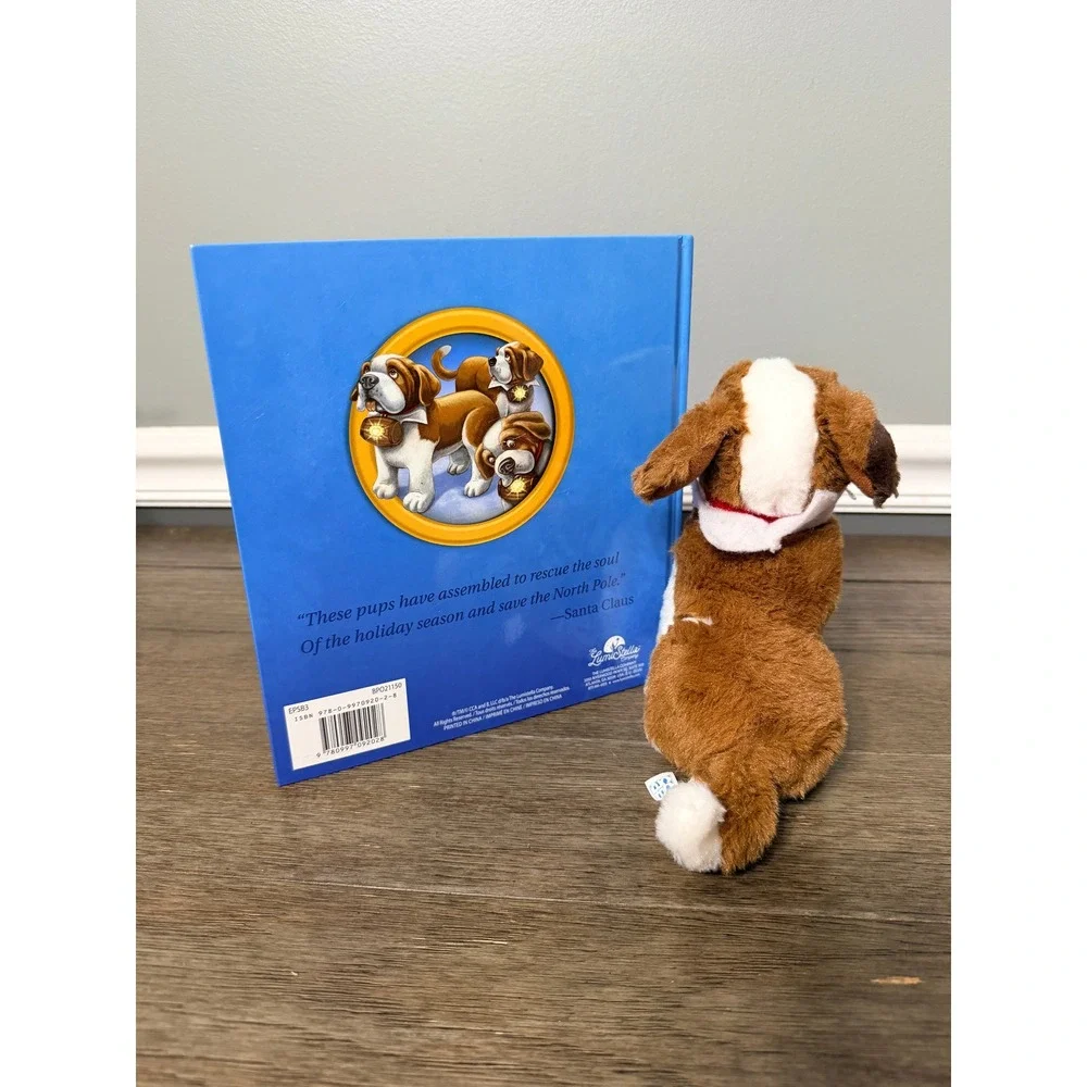 Elf Pets A Saint‎ Bernard Tradition Christmas Book and Plush Set